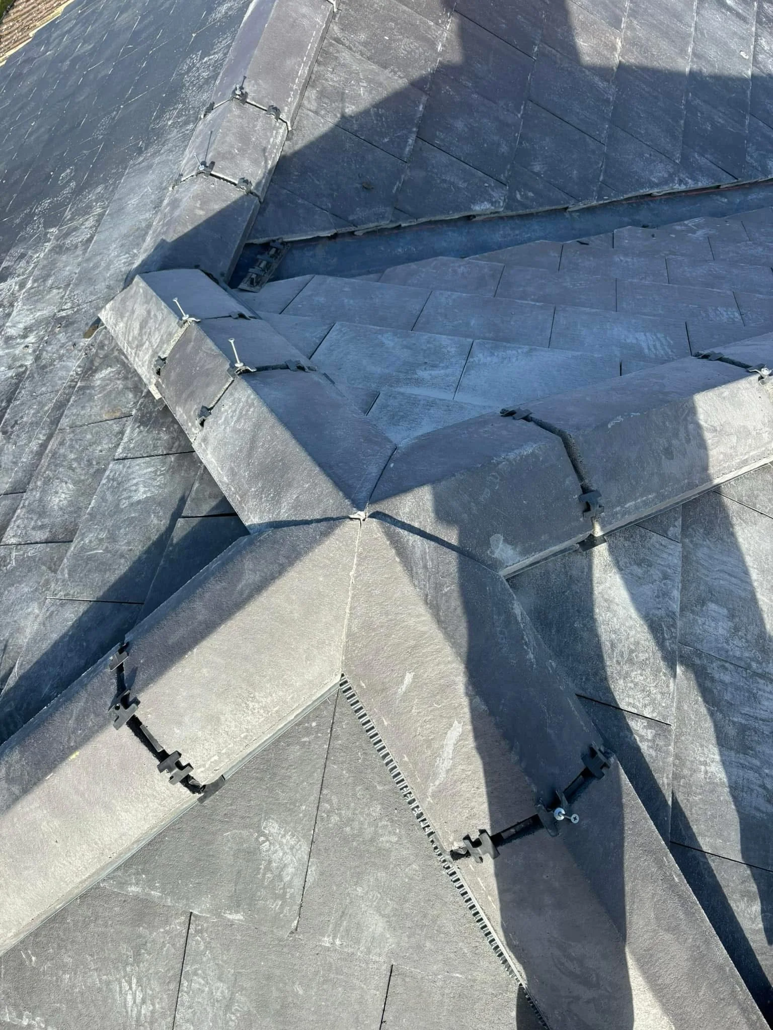 Slate and flashing detail