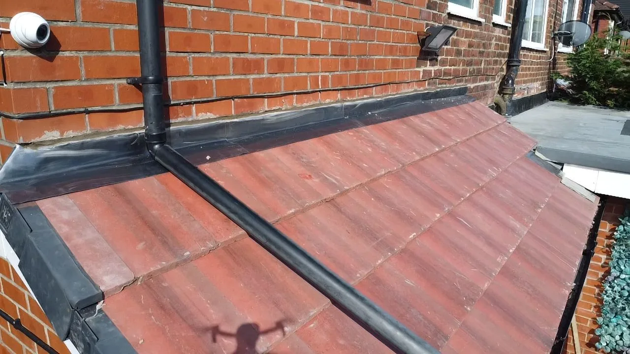 Red tile roof