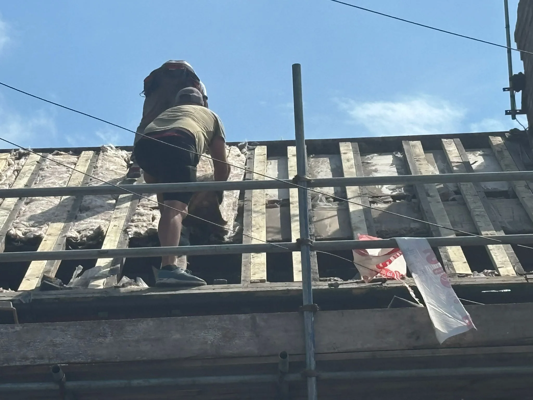 Roofing Work in Progress